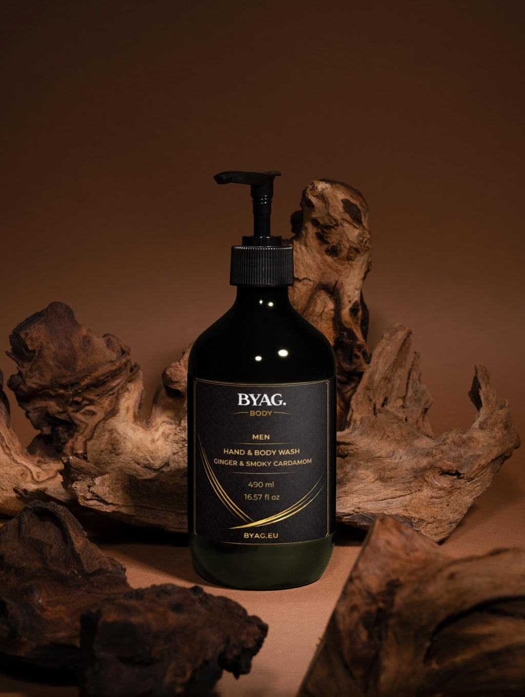 BYAG. Herren Hand- und Körperreinigung - Ginger & Smoky Cardamom – Produktbild 5