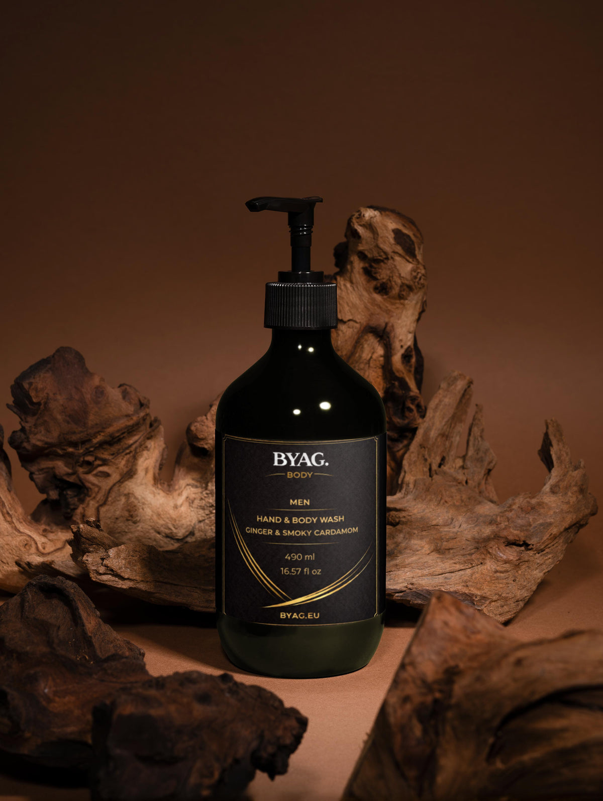 BYAG. Herren Hand- und Körperreinigung - Ginger & Smoky Cardamom – Produktbild 5