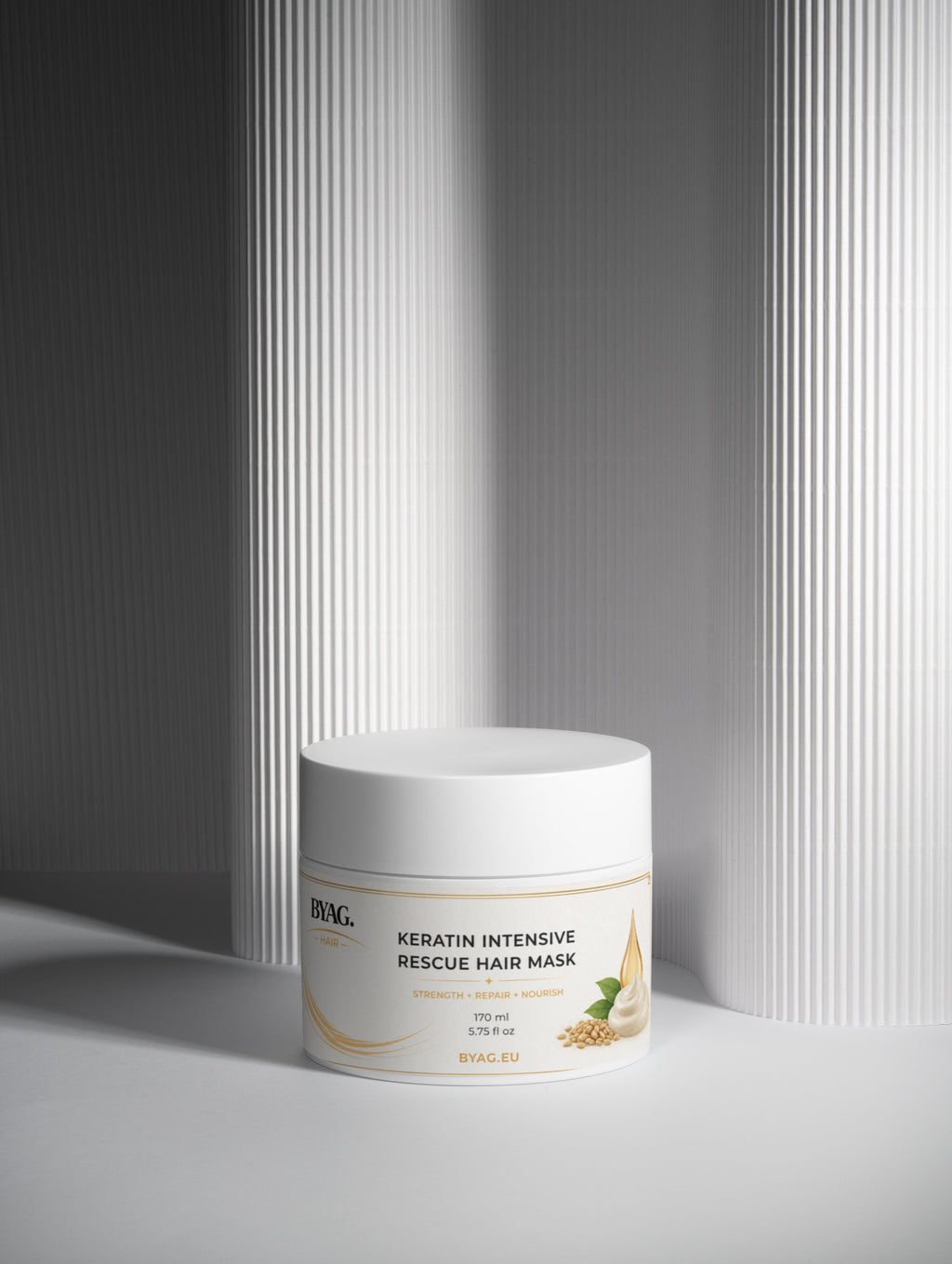 BYAG. Keratin Intensiv-Haarmaske – Produktbild 4