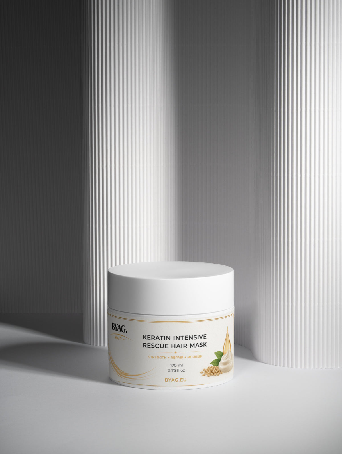 BYAG. Keratin Intensiv-Haarmaske – Produktbild 4